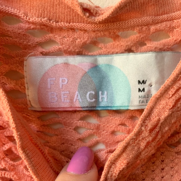 Free People Beach Crochet Cropped Tank - Picture 4 of 6